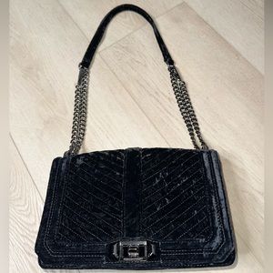 Rebecca Minkoff Black Velvet Bag